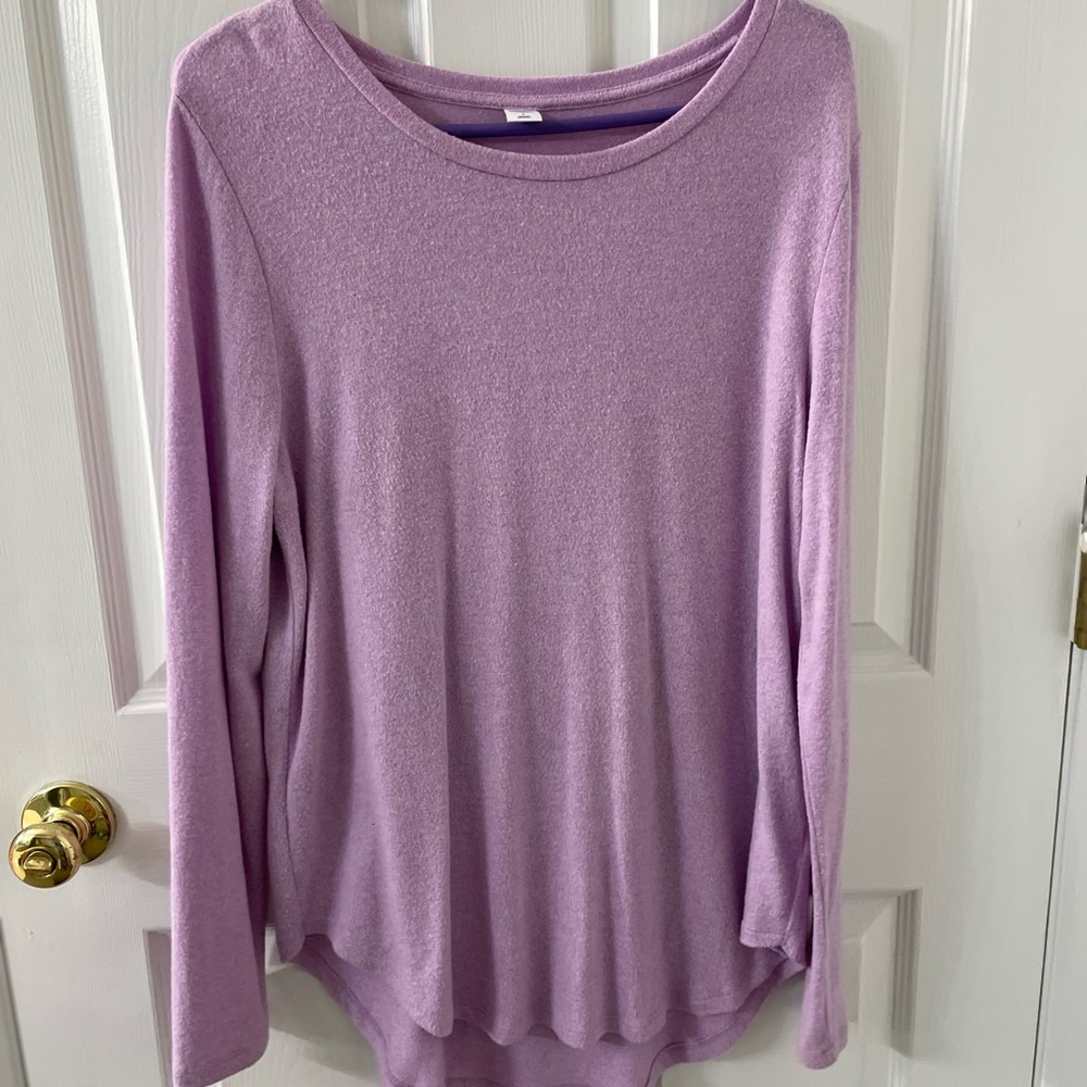 Jersey knit sweater